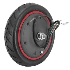 MOTEUR TROTTINETTE XIAOMI PRO, PRO 2 36V 350W NOIR LISERET ROUGE (COMPLET AVEC ROUE ET PNEU 8.5 X2) -P2R