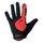 GANTS VELO VTT LONG GIST HERO GEL ROUGE L (PAIRE SUR CARTE) COMPATIBLE ECRAN TACTILE -5532