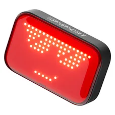 BICYCLE LIGHT USB REAR LED IGPSPORT ET6 EMOJI EVOLUTIF, FLASHING INTELLIGENT - CONNECTION DIRECTE AU BSC200S/BSC300/T/IGS630S/IGS800/BINAVI (VISIBLE TO 1,2 KM) -BLUETOOTH- AUTONOMIE 30 HEURES