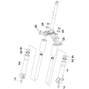 Composants de la fourche (Wuxi Top)