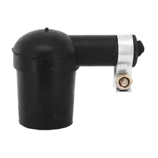 SPARK PLUG CAP P2R RUBBER WATERPROOF BLACK