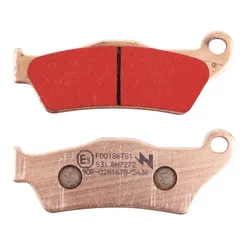 PLAQUETTE DE FREIN NEWFREN POUR BMW 1200 R NINE-T 2013>2018 AR/DUCATI 1200 MULTISTRADA ABS 2015>2017 AR/YAMAHA 700 TENERE 2019> AV/CF MOTO 800 MT SPORT 2022> AR (FD0186TS1) (TOURING METAL FRITTE)