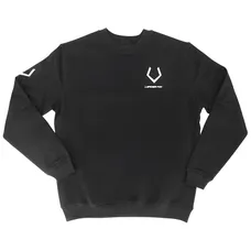 SWEAT-SHIRT LEADER FOX SIZE L BLACK (LOGO WHITE) -ACS