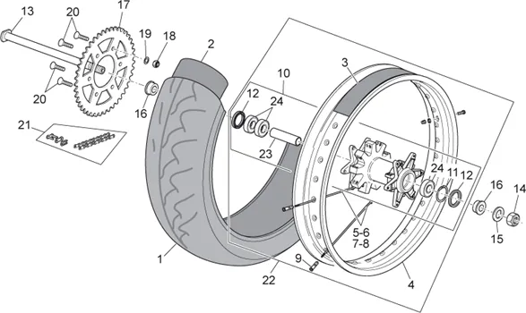Roue AR