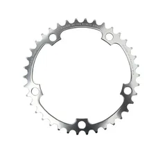 PLATEAU ROUTE 5BRA D.130 TA ALIZE 38DTS INTERIEUR ARGENT ALU 7075 TYPE SHIMANO 8/9/10V.