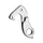 DERAILLEUR HANGER ALUMINIUM MARWI ISAAC/MBK/GITANE/PINARELLO/CEEPO... GH-058 (SOLD INDIVIDUALLY CARDED)