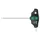 CLE TORX MANCHE EN T WERA 467 HF T8x100mm NOIR/VERT (VENDU A L'UNITE) -MARQUE ALLEMANDE POUR LES ATELIERS