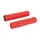 GRIP CITY/MTB BIKE RIBBON SILICONE SOFT RED 22 mm L 130 mm (PAIR)
