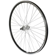 MTB WHEEL BRAKE SHOE LOCKING 26" P2R REAR ALUMINIUM BLACK DOUBLE WALL HUB ALUMINIUM FREEWHEEL 7/6-SPEED (CENTRE DISTANCE 130 mm)