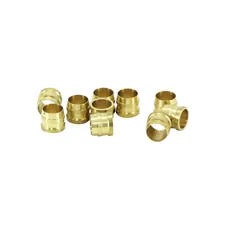 BRAKE HOSE CONNECTOR BRAKE BRAKCO OLIVE 5.5 mm COMPATIBLE TEKTRO (SOLD IN PACKS OF 10)