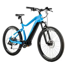 ELECTRIC BICYCLE/E-BIKE MTB 27,5 LEADER FOX SWAN MEN'S BLUE 9-SPEED MID-DRIVE MOTOR BAFANG M300 36-SPEED 80NM BATTERY 15AH (SIZE FRAME 16'' - H42CM - S - FOR ADULT OF 158 cm TO 168 cm)