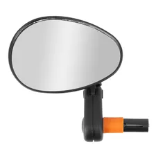 BICYCLE MIRROR LEFT OR RIGHT NEWTON OVAL ADJUSTABLE MOUNTING KIT EXTREMITE HANDLEBAR (MIROIR 11X7 CM)