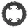 ROAD CHAINRING 4-BOLT DIA. 110 FOR SHIMANO ULTEGRA R8000/R8050 STRONGLIGHT 52T OUTER BLACK CT2 11-SPEED (FOR CHAINRING 36T)