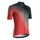 CYCLING JERSEY GIST SUMMER FLOW SLEEVES SHORT ZIP TOTAL RED XXXL -5349