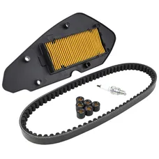 KIT ENTRETIEN SCOOT ADAPTABLE PEUGEOT 50 KISBEE 4T, DJANGO 4T, STREETZONE 2021> (PACK 4 PIECES) -SELECTION P2R STANDARD
