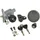 CONTACTEUR A CLE SCOOT ADAPTABLE MBK 50 NITRO 2003>/YAMAHA 50 AEROX 2003> (3 FILS) (AVEC SERRURE DE SELLE + BOUCHON ESSENCE) -QUALITE ECO