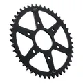 ADAPTABLE MOTORCYCLE REAR SPROCKET KTM 125 DUKE 2014>2024, 390 ADVENTURE 2020>2024/HUSQVARNA 125 SVARTPILEN 2021>2024 520 45 DTS STEEL BLACK (DIAMETER 63/110/8.5) -JT SPROCKETS