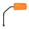 REAR-VIEW MIRROR SCOOTER REPLAY F1 RUBBER MATTE ORANGE FLUORESCENT DIAMETER 8 REVERSIBLE (X1) -ROD LONG - **