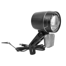BICYCLE LIGHT FOR HUB DYNAMO FRONT ON FORK MARWI LUMO 80 LUX BLACK FONCTION LIGHT AUTOMATIQUE - LIGHT TO L'ARRET 4MN (SOLD INDIVIDUALLY CARDED) -HOMOLOGATION STVZO