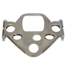 PLATINE SUPERIEURE DE FOURCHE CYCLO ADAPTABLE PEUGEOT 103 MVL, VOGUE CHROME -SELECTION P2R