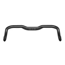 ROAD HANDLEBAR DEMI RELEVE ERGOTEC RANDONNEUR ER-20 ALUMINIUM BLACK DIAMETER 31.8 mm L 440/533 mm RELEVE 20 mm (APPROVED LEVEL 5)