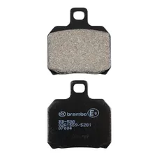 BRAKE PAD SET BREMBO FOR YAMAHA 125 XMAX 2006>2013 REAR/PEUGEOT 50 CITYSTAR 2014> REAR, 125 DJANGO HERITAGE 2014> REAR/PIAGGIO 125 X9 2001>2007 FRONT/REAR (SCOOTER CARBON CERAMIC) -07004CC