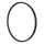 RIM TREKKING BIKE 700X25 -28/29" KARGO BLACK 36T. DOUBLE WALL - 622X25C