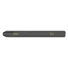EMBOUTS/LAMES INTERCHANGEABLES DE TOURNEVIS A FRAPPER WERA 851 S 1/4 CRUCIFORME PHILLIPS PH3 L 70 mm (VENDU A L'UNITE)) -MARQUE ALLEMANDE POUR LES ATELIERS