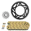 KIT CHAINE ADAPTABLE DUCATI 1100 SCRAMBLER 2018>2020 520 15x39 (DIAM COURONNE 100/124/10.5) (DEMULTIPLICATION ORIGINE) -AFAM