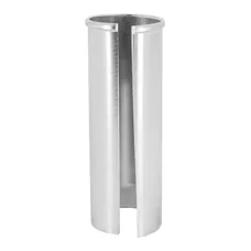 REDUCTEUR TIGE DE SELLE/CADRE 25,4 à 26,8 mm L 80 mm ALU ARGENT