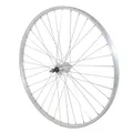 CITY WHEEL BRAKE SHOE 650X35B REAR RIM AND HUB ALUMINIUM AXLE PLEIN FREEWHEEL 7/6/5-SPEED (35-584) (SOLD WITH NUT 10X100) RIM 21C