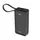 BATTERIE EXTERNE POWER BANK RIXUS 10000 mAh 5V NOIR AVEC INDICATEUR DE BATTERIE, SANGLE DE TRANSPORT COMPATIBLE USB-C / USB-A -RXBP01B