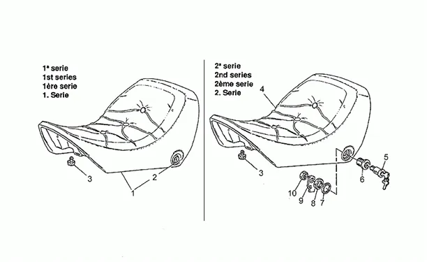 Selle pilote-1e-2e serie