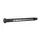 AXE TRAVERSANT / BLOCAGE ROUE AVANT SWITCH FILETAGE M14 x 1.5 mm FOX 15 x 110 NOIR (155 mm HORS BUTEE DONT FILETAGE 16 mm - AVEC CLE CHC POUR DEMONTAGE)