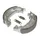 BRAKE SHOE SET MOPED NEWFREN FOR MOTOBECANE FRONT/REAR DIAMETER 100X20 MM (GF1180)