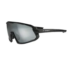 CYCLING GLASSES ADULT GIST NEXT MONTURE BLACK (3 VERRES INTERCHANGEABLES - PROTECTOR 100% UV - UVA - UVB) VISION OPTIMALE, ULTRA ADHERENTES, TRES RESISTANTES (VERRE CAT 3)