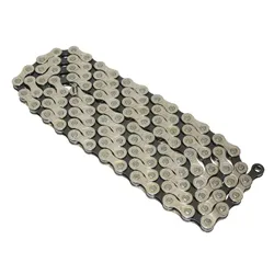 BICYCLE CHAIN 7/8-SPEED ROAD/MTB P2R SILVER/BLACK 116 LINKS COMPATIBLE SHIMANO AND SRAM