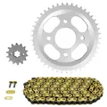 KIT CHAINE ADAPTABLE ORCAL 125 ASTOR 2017>2020 428 14x45 (DIAM COURONNE 58/90/10.5/12.5) (DEMULTIPLICATION ORIGINE) -AFAM