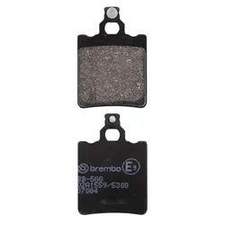 PLAQUETTE DE FREIN BREMBO POUR APRILIA 50 RS REPLICA 2000>2005 AR, RX RACING 2004>2006 AR, RX 1990>2005 AR (SCOOTER CARBONE CERAMIQUE) -07084CC