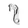 DERAILLEUR HANGER ALUMINIUM MARWI CUBE MODELE ROAD GH-164 (SOLD INDIVIDUALLY CARDED)