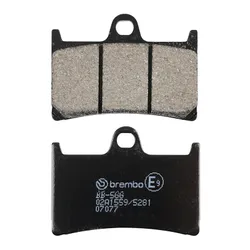 PLAQUETTE DE FREIN BREMBO POUR YAMAHA 560 TMAX 2020> AV, 530 TMAX 2012>2019 AV, 500 TMAX 2008>2011 AV (SCOOTER CARBONE CERAMIQUE) -07077CC