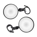 MIRROR END CAP OF GUIDON UNIVERSAL SCOOTER/BICYCLE (PAIR) -P2R