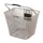 FRONT BASKET STEEL NID ABEILLE BASIL BILBAO BEIGE AMOVIBLE WITH GRIP (22X26X28 CM) -SOLD WITH ADAPTER KLICK FIX