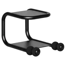 SUPPORT MURAL MOTTEZ NOIR POUR VELO ET DIVERS EQUIPEMENTS (CHAUSSURES - CASQUES )