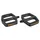 PEDAL MTB/BMX NEWTON ALUMINIUM/RESIN BLACK ANODISE 9/16" TO BEARING (PAIR) 105X109MM