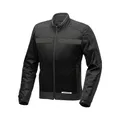 JACKET MOTORCYCLE SPRING/SUMMER MEN'S TUCANO URBAN NETWORK BLACK WATERPROOF T48 (XL) CERTIFIED CE-CLASS A (ACCORDING TO THE DIRECTIVE EN17092)