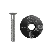 COVER HEADSET SWITCH SKULL BLACK/GREY