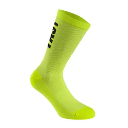 SOCKS/ANKLE SOCKS SUMMER GIST RIDE FAST YELLOW FLUORESCENT 40/43 ANTIBACTERIEN - HEIGHT 22 cm (PAIR) -5875