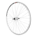 ROAD WHEEL BRAKE SHOE 700 ELAN CFX SILVER WITH ECROUS REAR HUB ALUMINIUM FREEWHEEL 7/6-SPEED 36 SPOKES GALVA RIM 13C