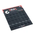 HANDLEBAR END PLUG ROAD VELOX BLACK (CARD OF 30)